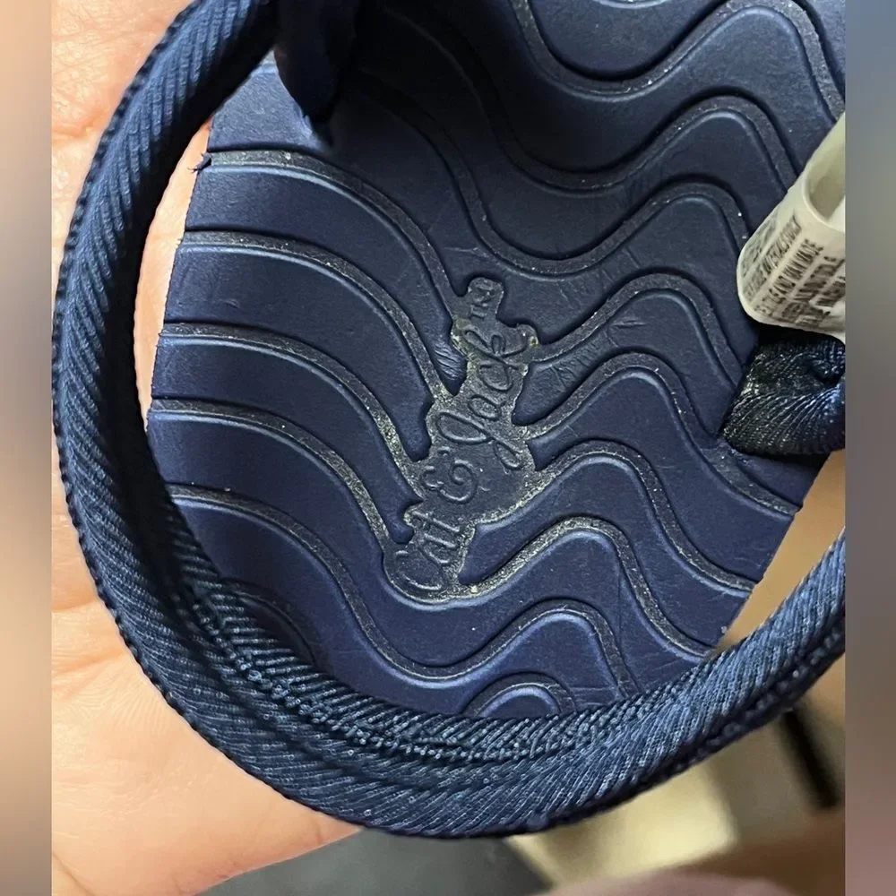 Cat & Jack Navy Blue Sandals Sz 11